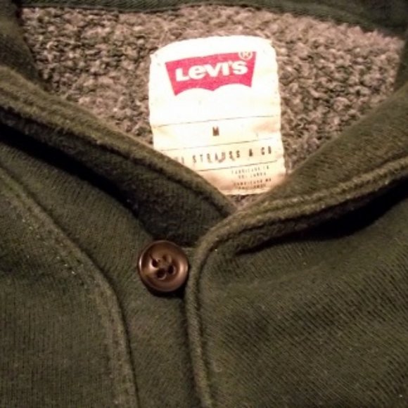 LEVI's Vintage Women's Sweatshirt Medium Green - Picture 5 of 5